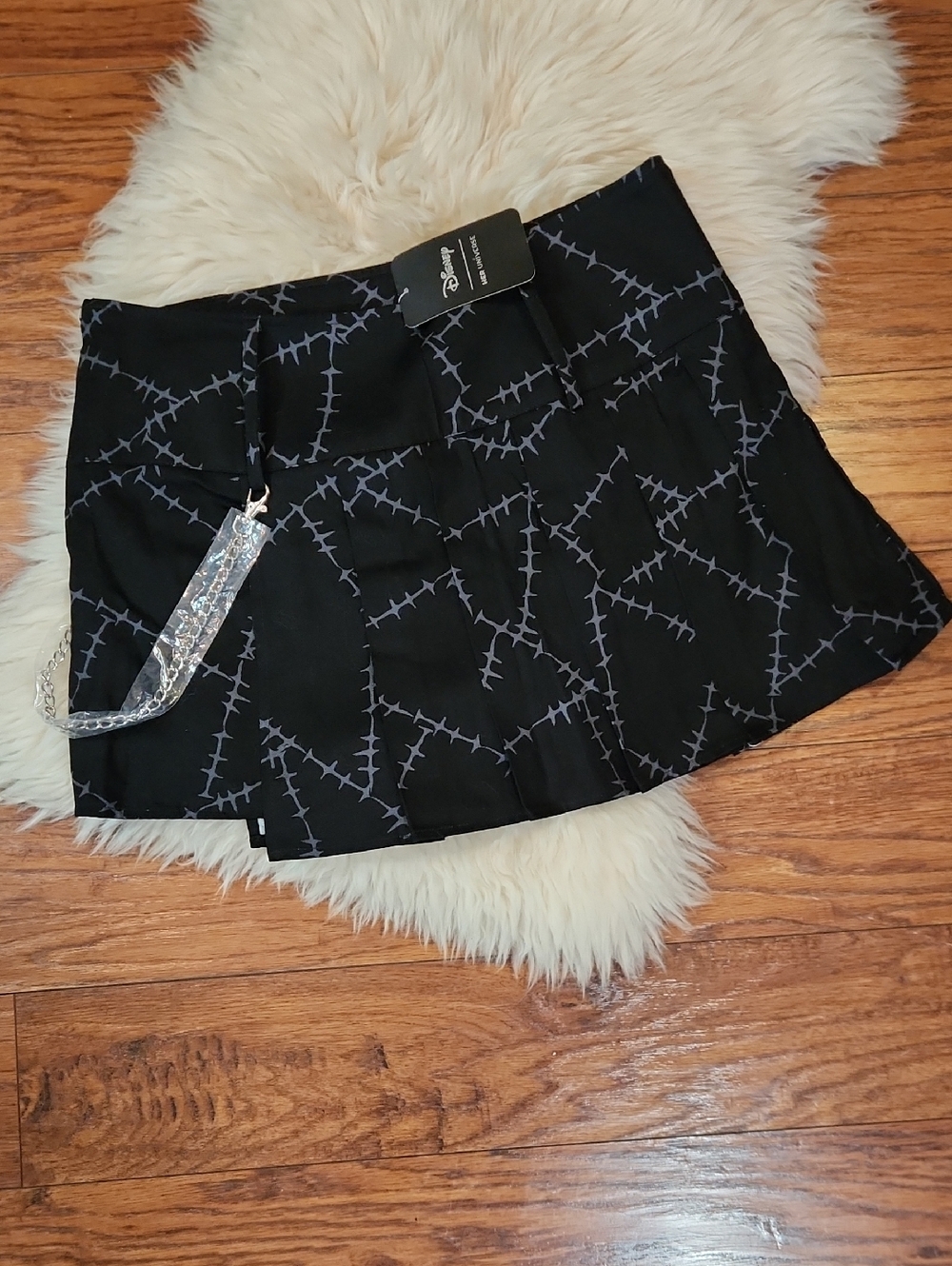 Her Universe The Nightmare Before Christmas Sally Mini Pleated Skirt With Chain
